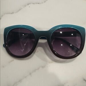 Derek Lam turquoise ombré sunglasses